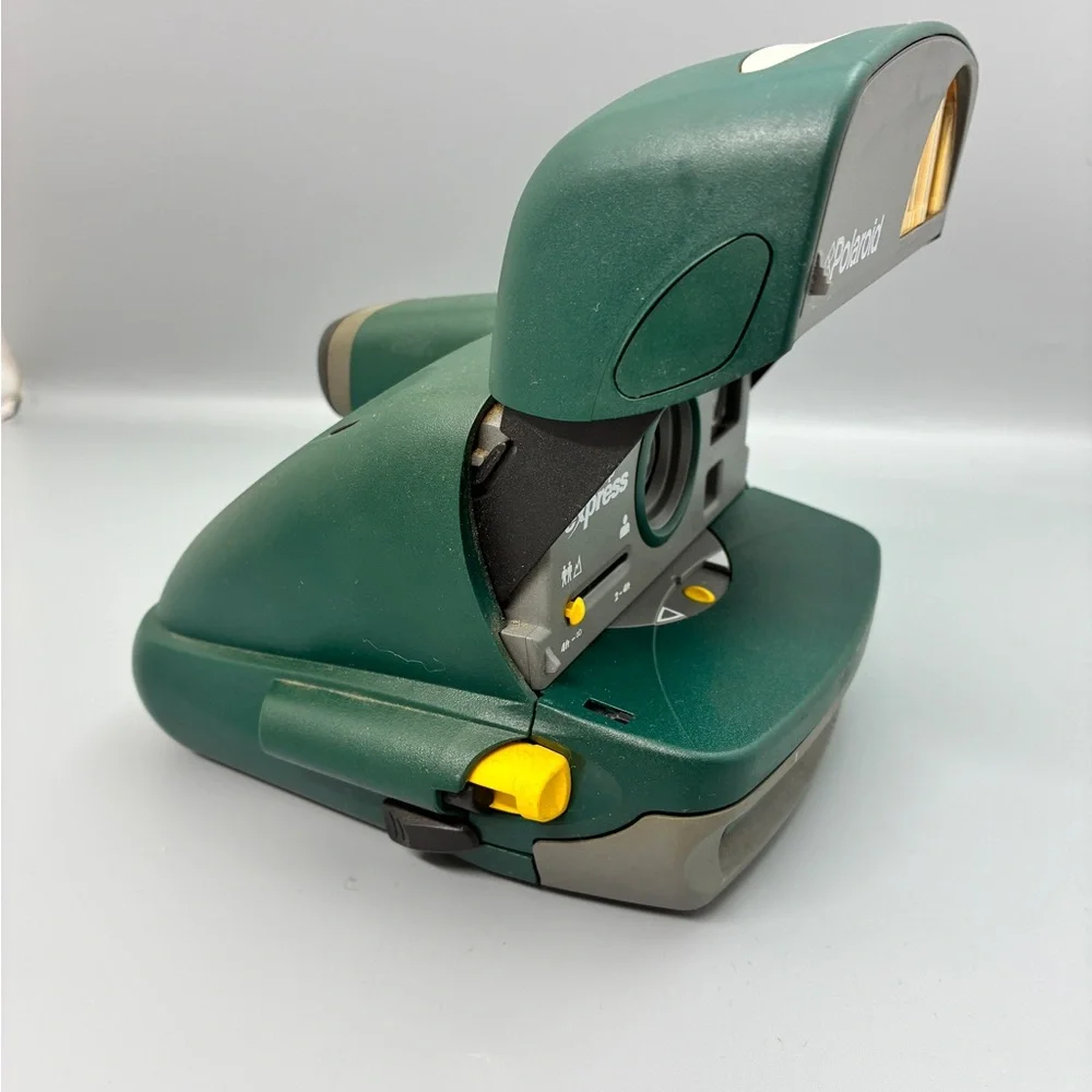 Y2K Polaroid OneStep Express‎ WORKING Green Instant Camera